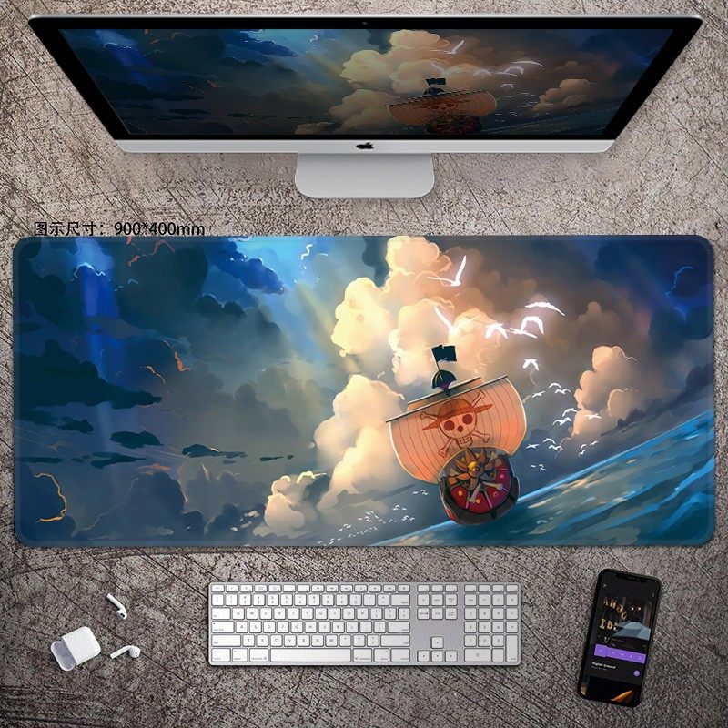 Esports Gaming Table - Animation ONE PIECE Leather Mouse Pad
