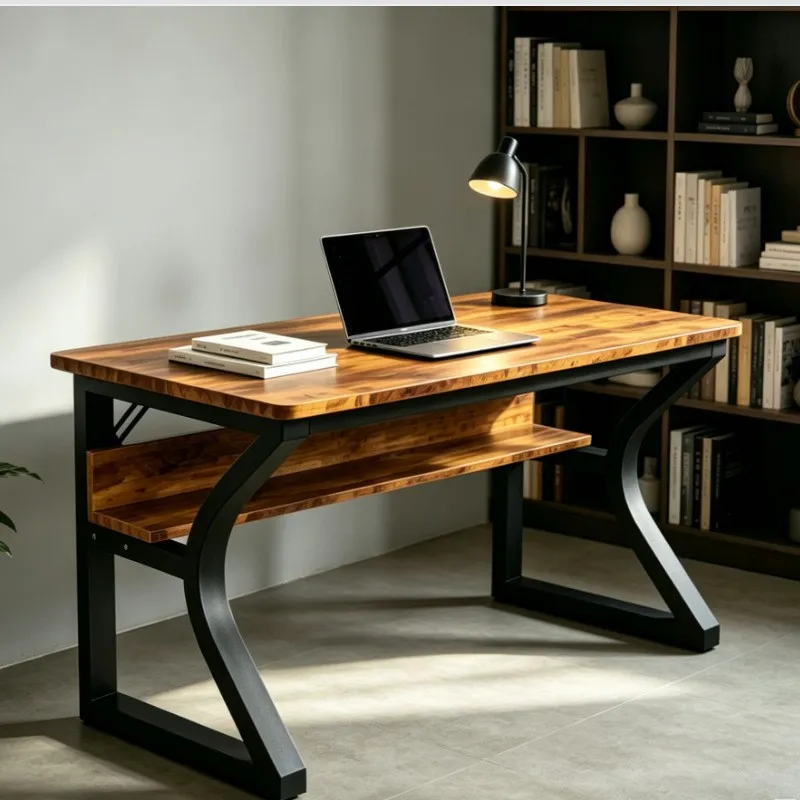 Esports Gaming Table - Retro Wrought Iron Computer Desk American